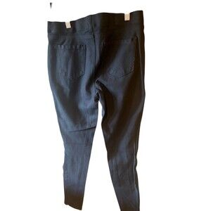 St. John's Bay Womens Leggings Black Size M Skinny Solid Elastic Waist